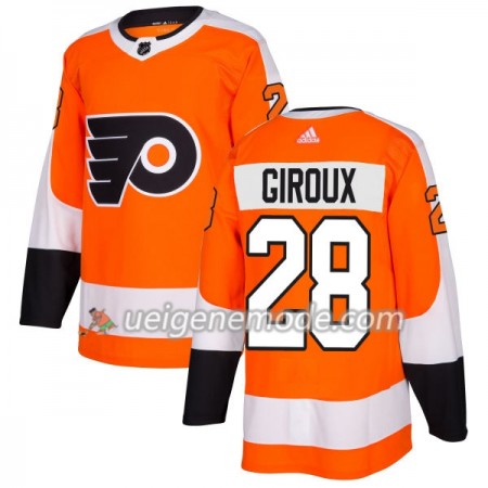 Herren Eishockey Philadelphia Flyers Trikot Claude Giroux 28 Adidas 2017-2018 Orange Authentic